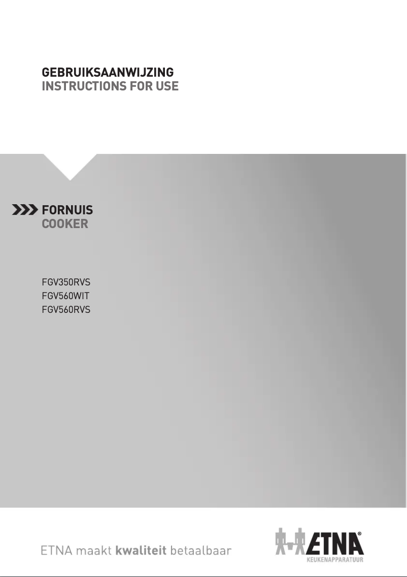 Página 1 del manual Manual de usuario Etna FGV350RVS