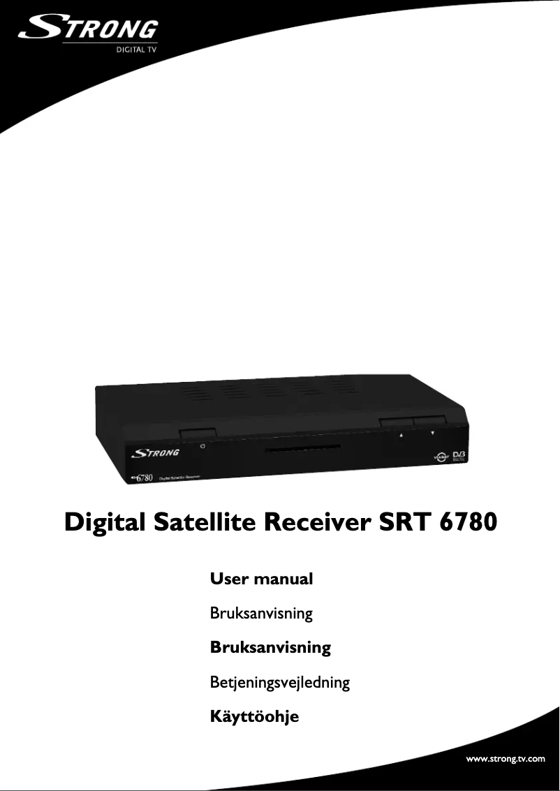 Page 1 de la notice Manuel utilisateur Strong SRT 6780