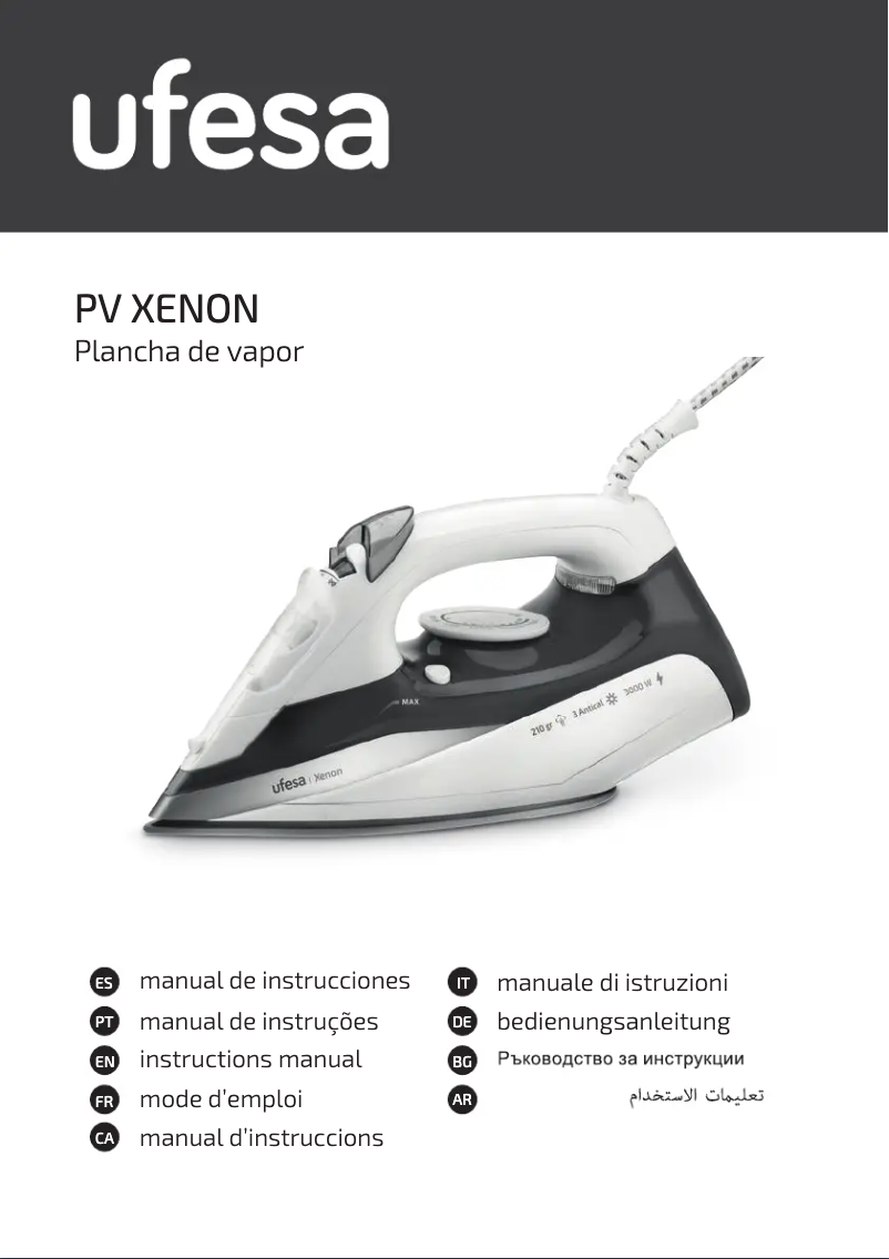 Page 1 de la notice Manuel utilisateur Ufesa Xenon