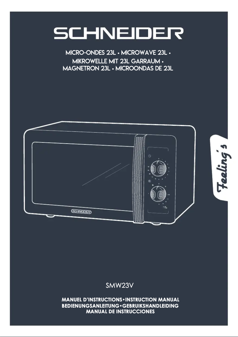 Page 1 de la notice Manuel utilisateur Schneider SMW23VMR