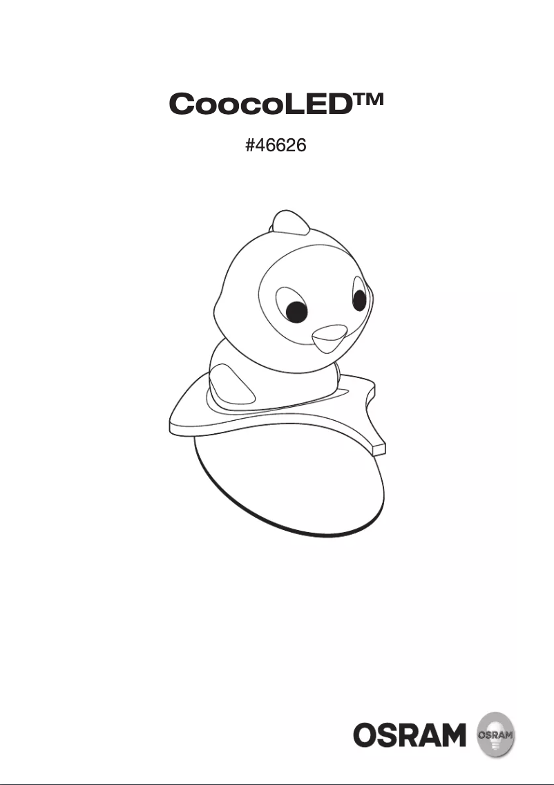 Page 1 de la notice Manuel utilisateur Osram CoocoLED 46626
