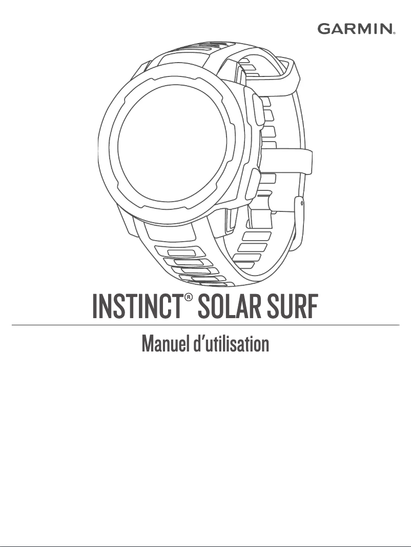Page n°1 - Manuel utilisateur Garmin Instinct Solar Surf