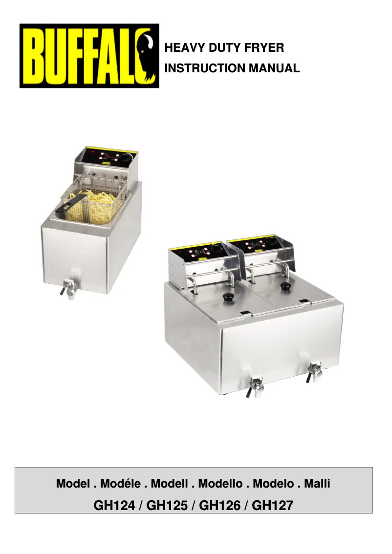 Page 1 de la notice Manuel utilisateur Buffalo GH124