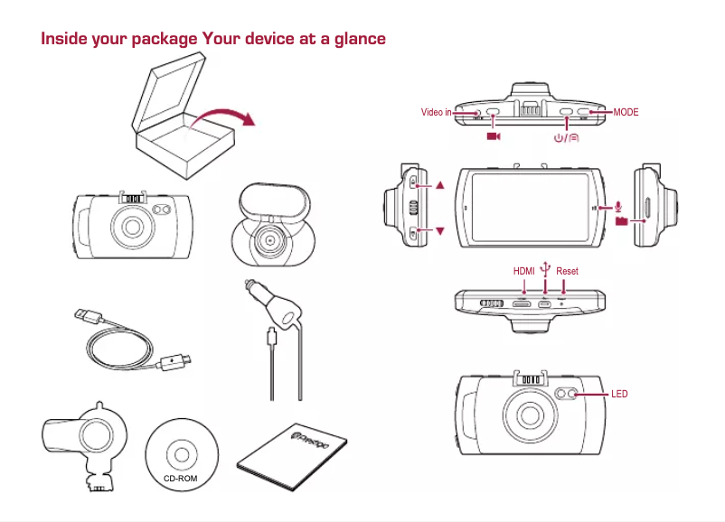 Page 1 de la notice Manuel utilisateur Prestigio RoadRunner 580 GPS