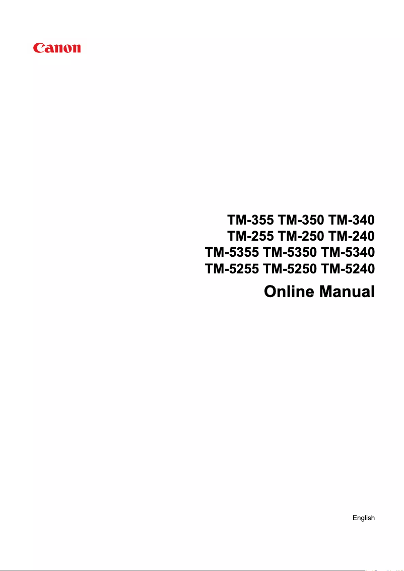 Page 1 de la notice Manuel utilisateur Canon imagePROGRAF TM-340