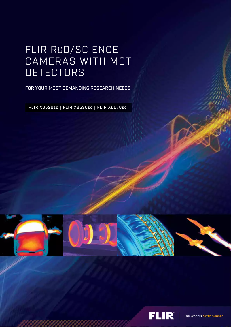 Page 1 de la notice Brochure FLIR X6520sc