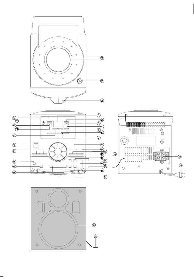 Page 1 de la notice Manuel utilisateur AKAI QX-2100