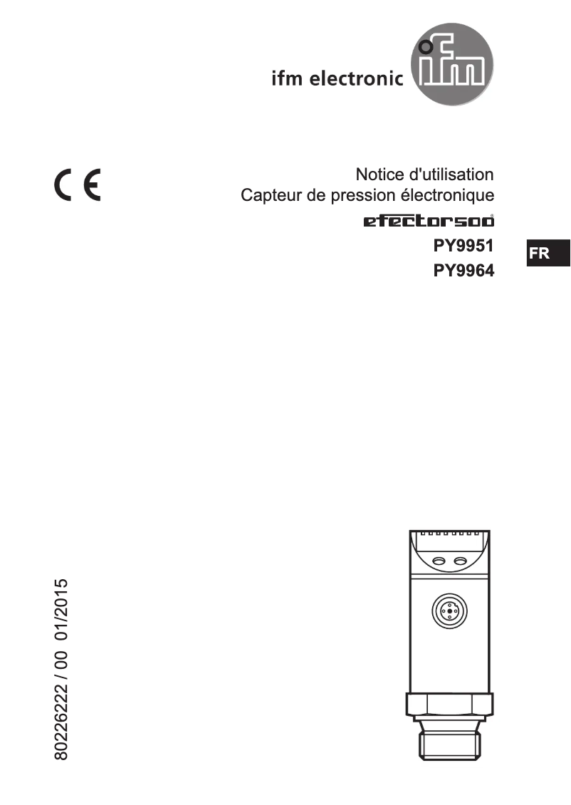 Image de la première page du manuel de l'appareil PY9964