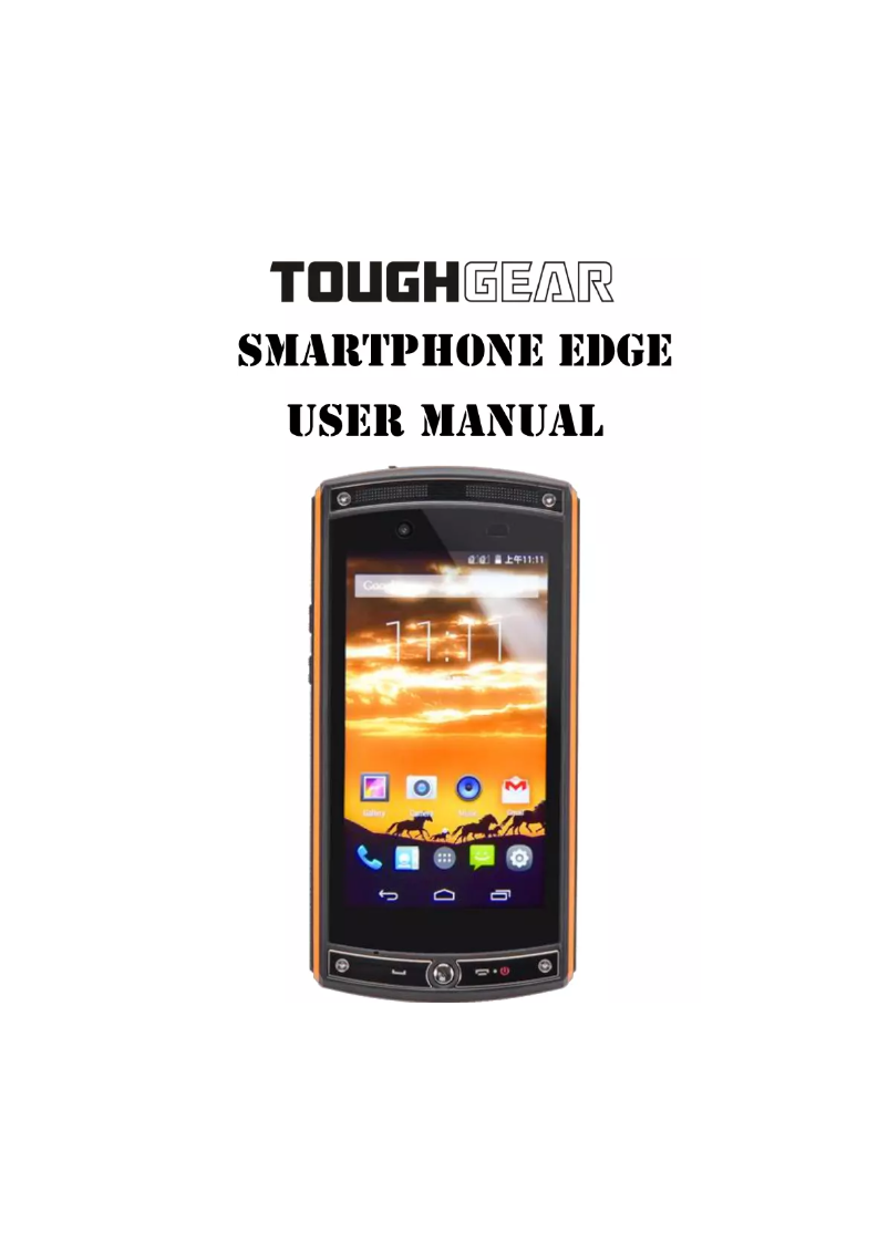 Image de la première page du manuel de l'appareil Edge