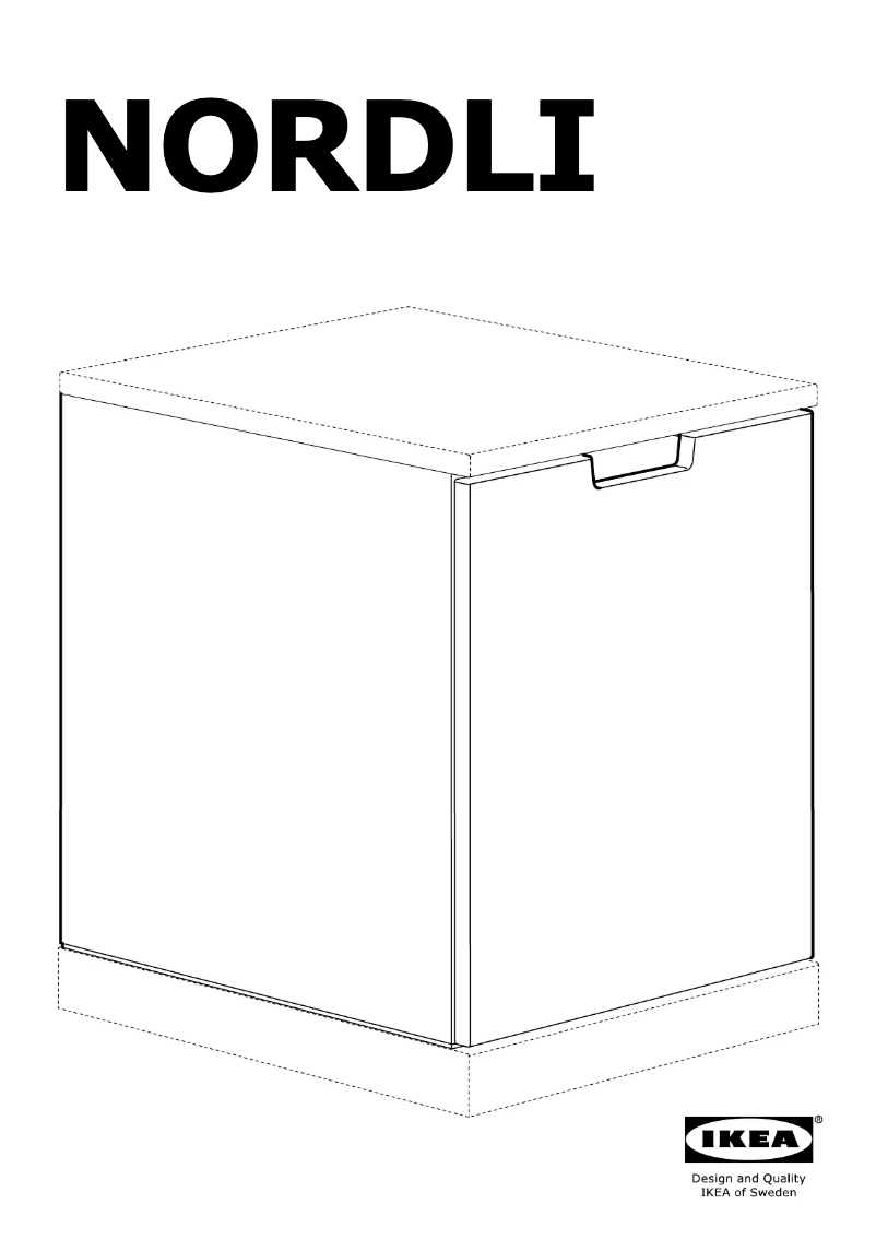 Página 1 del manual Manual de usuario Ikea NORDLI 404.019.01