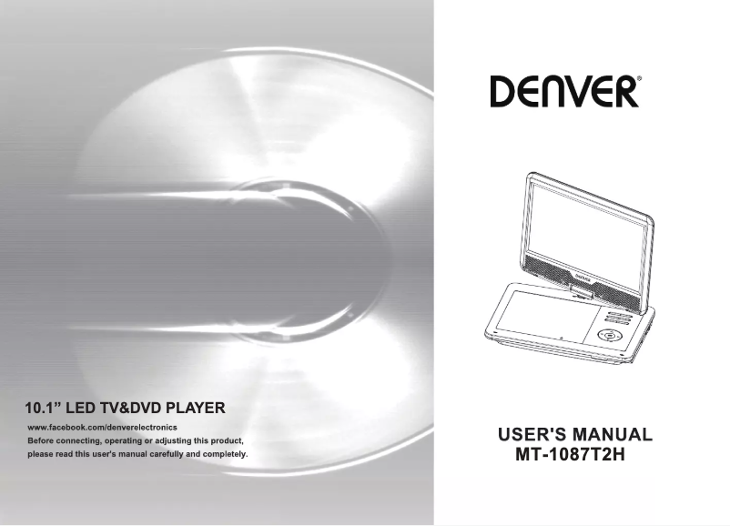 Image de la première page du manuel de l'appareil MT-1087T2H