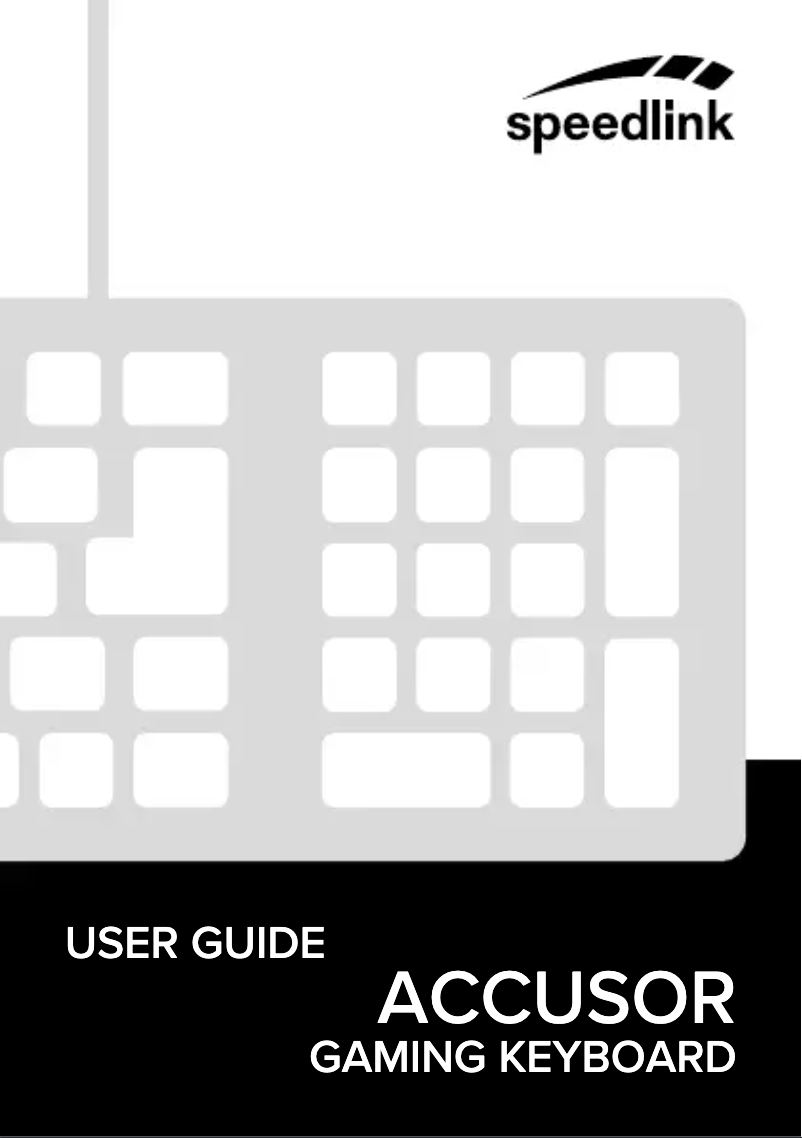 Página 1 del manual Manual de usuario Speed-Link ACCUSOR