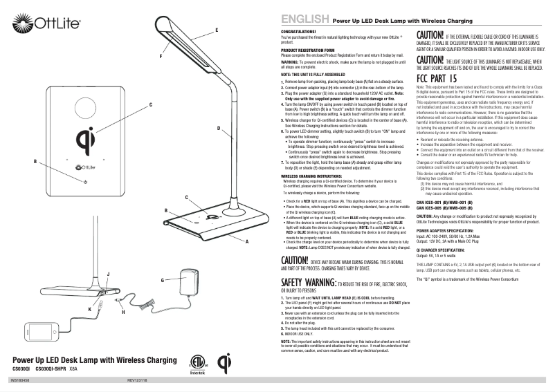 Image de la première page du manuel de l'appareil Power Up
