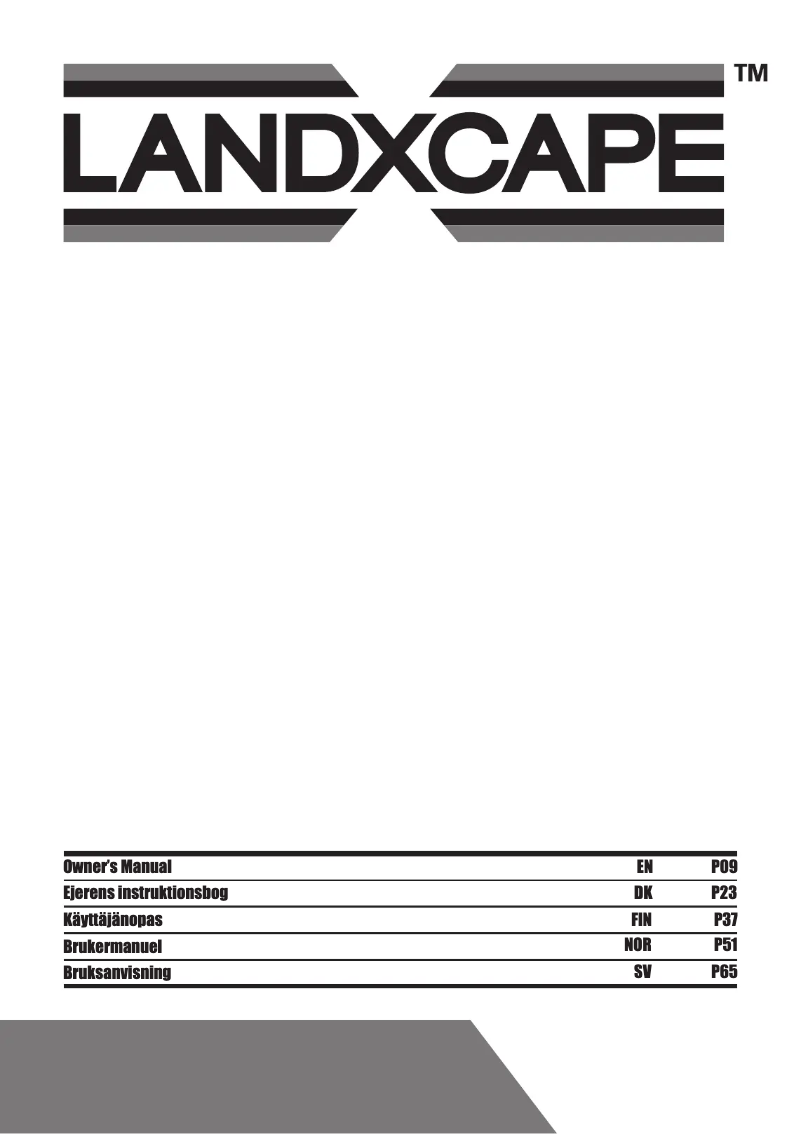 Page 1 de la notice Manuel utilisateur Worx Landxcape