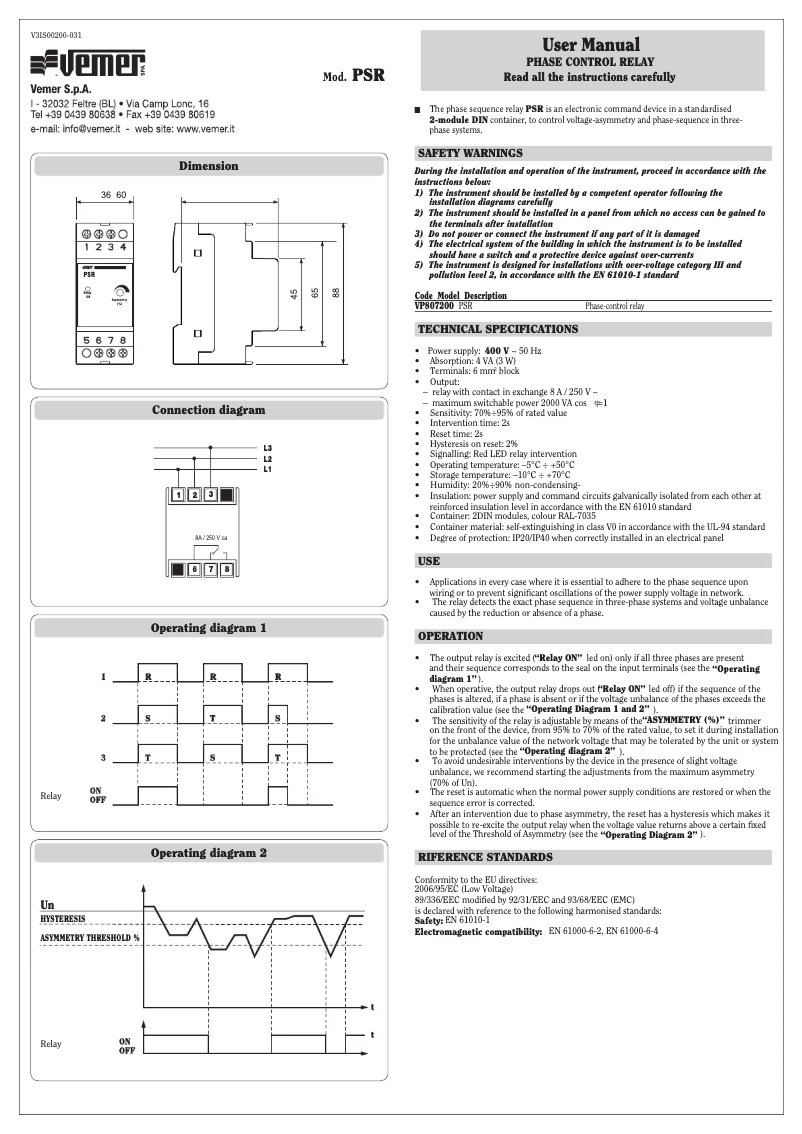 Image de la première page du manuel de l'appareil PSR400