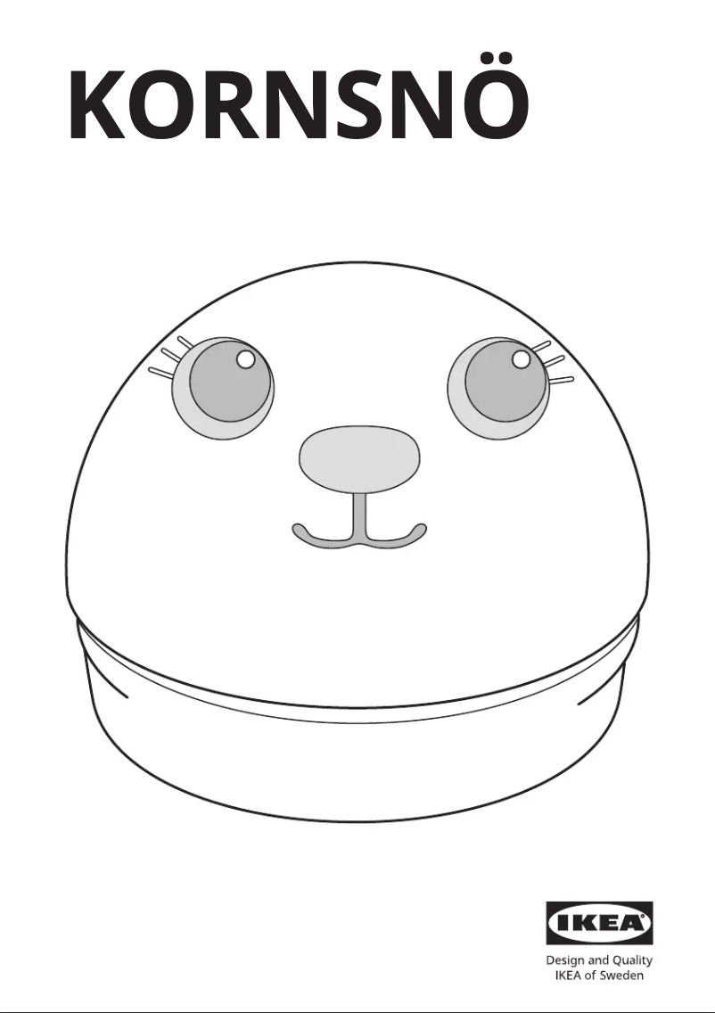 Image de la première page du manuel de l'appareil KORNSNÖ 004.337.20