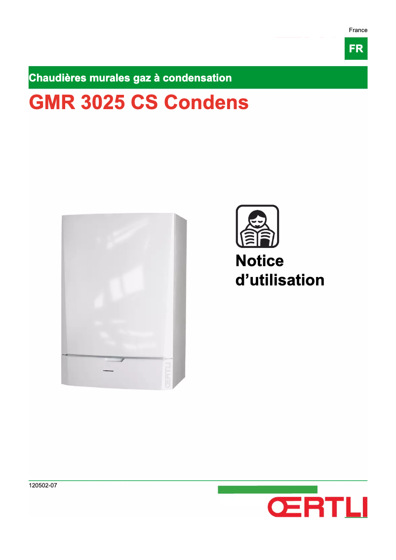 Página 1 del manual Manual de usuario Oertli GMR 3025 CS Condens