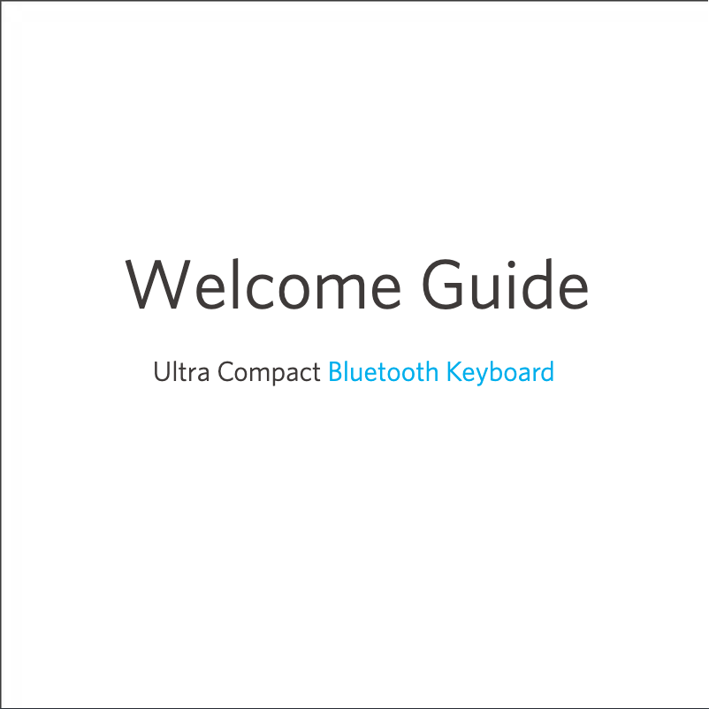Imagen de la primera página del manual del dispositivo Ultra Compact