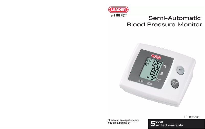 Page n°1 - Manuel utilisateur Leader LDRBPS-060