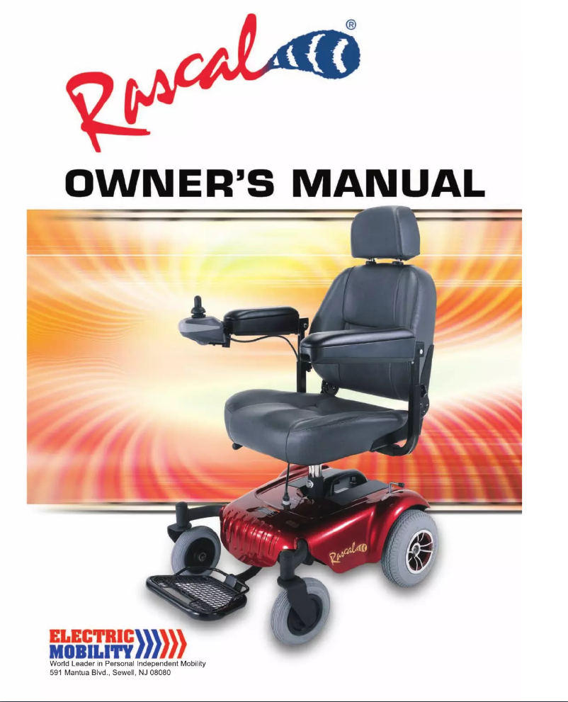 Page 1 de la notice Manuel utilisateur Rascal 320