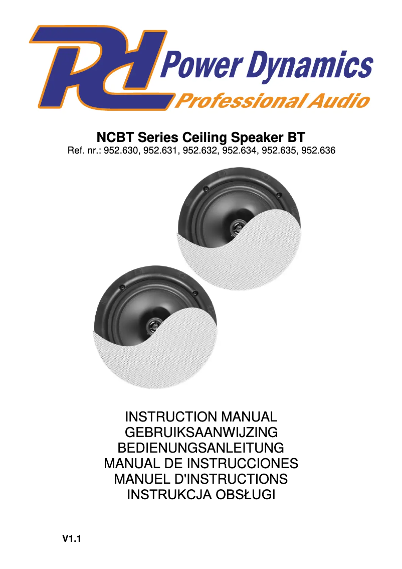 Image de la première page du manuel de l'appareil NCBT5