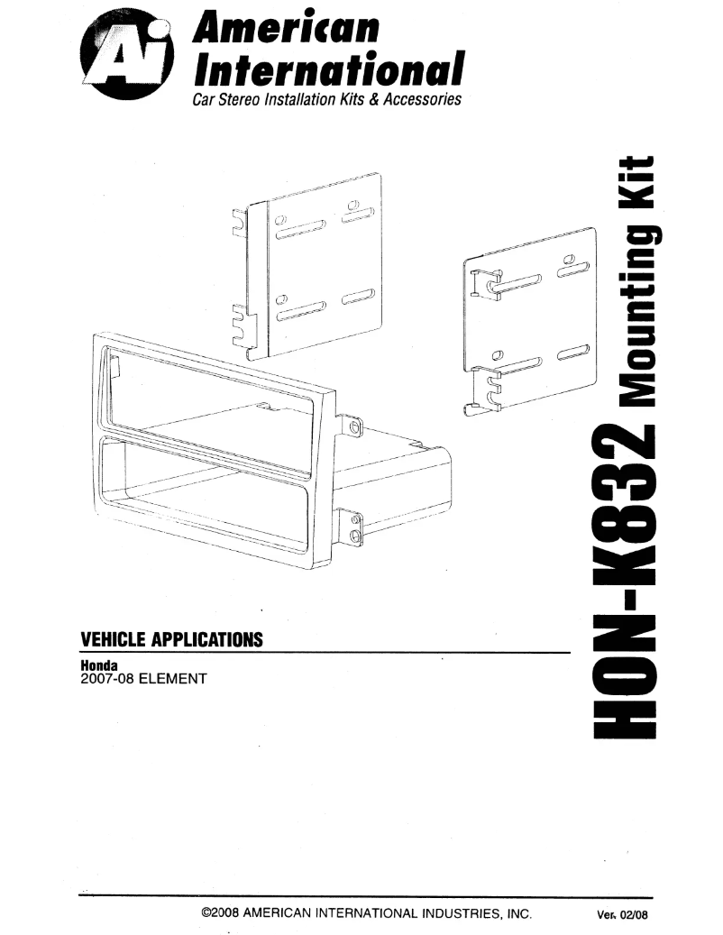 Page n°1 - Manuel utilisateur American International HONK832