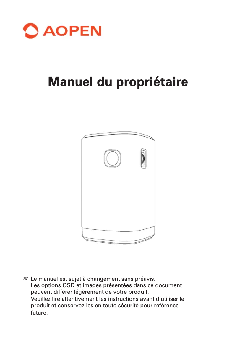 Page n°1 - Manuel utilisateur Aopen AH15