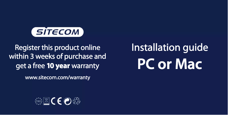 Page n°1 - Manuel utilisateur Sitecom CN-524