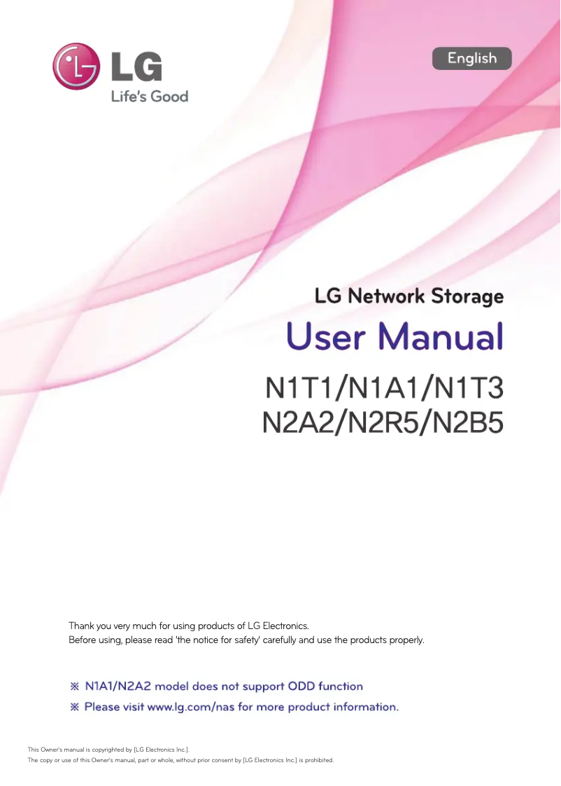 Image de la première page du manuel de l'appareil N1T3DD1
