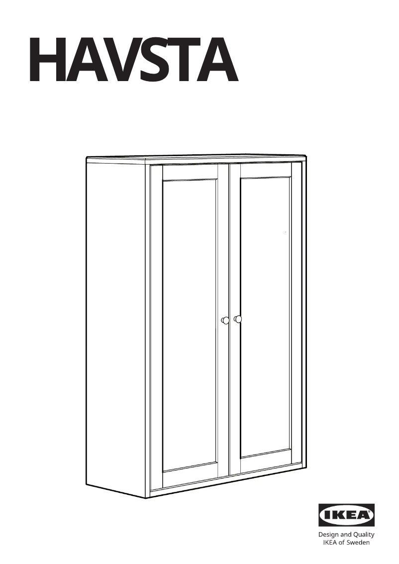 Imagen de la primera página del manual del dispositivo HAVSTA 803.910.47