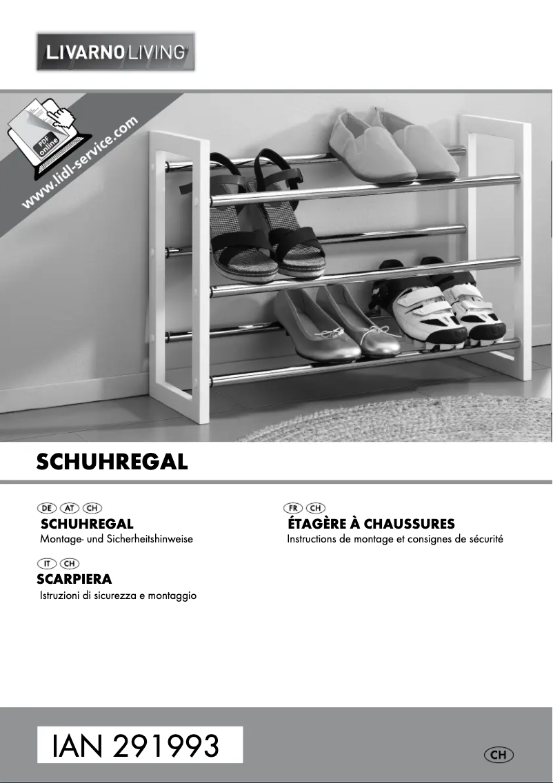Page 1 de la notice Manuel utilisateur Livarno Lux IAN 291993