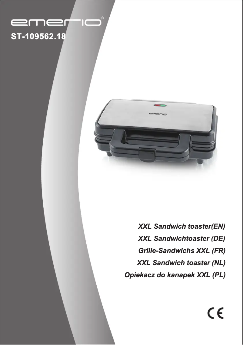 Page 1 de la notice Manuel utilisateur Emerio ST-109562.18