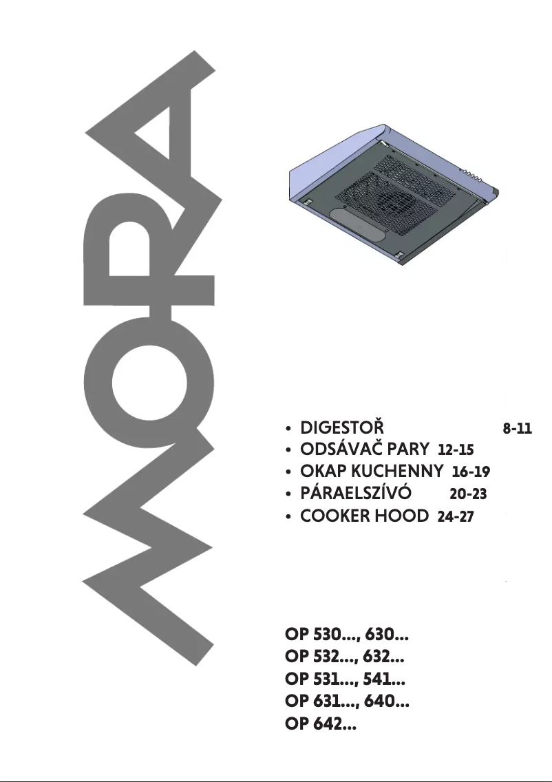 Imagen de la primera página del manual del dispositivo OP 540 BR