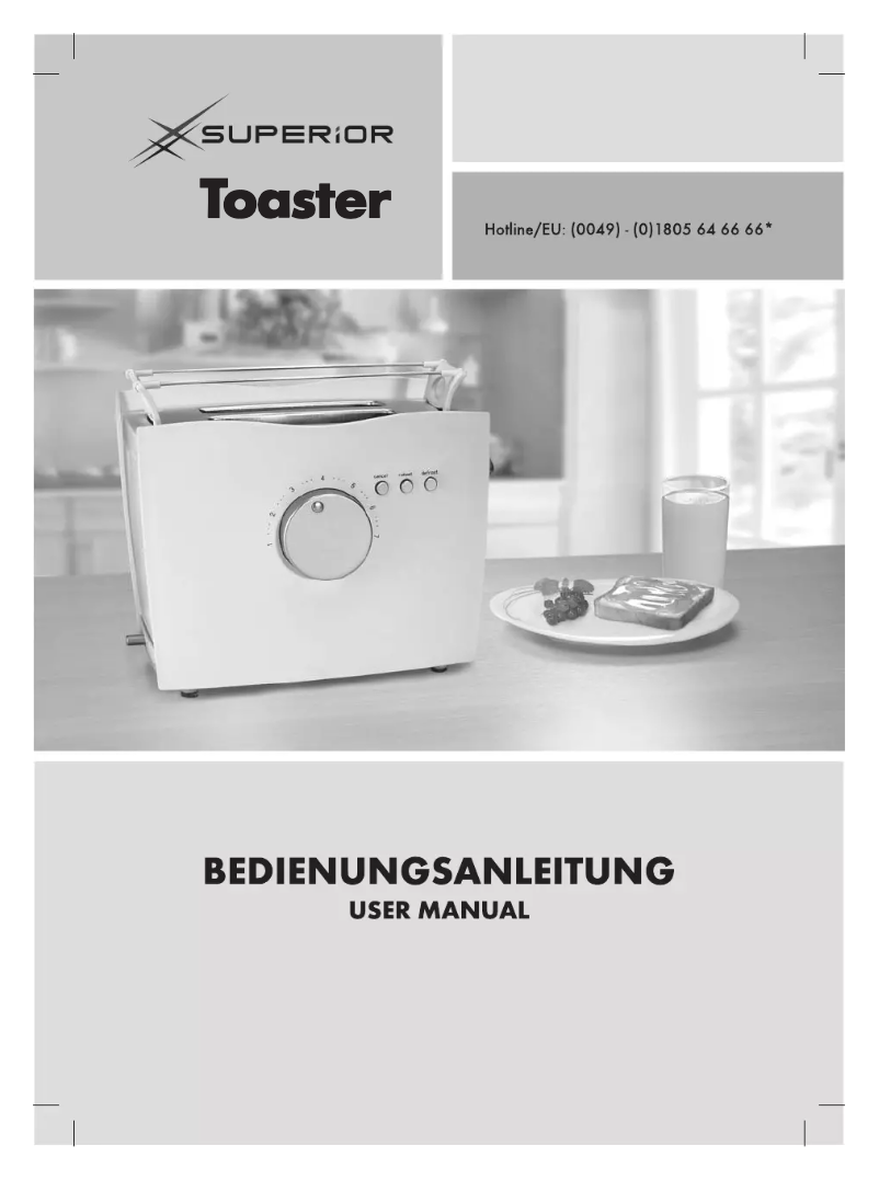 Page 1 de la notice Manuel utilisateur Superior T-322