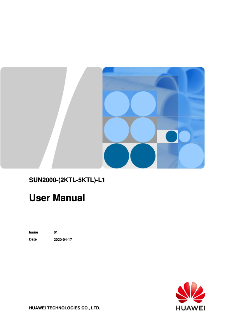 Page n°1 - Manuel utilisateur Huawei SUN2000L 2KTL-L1