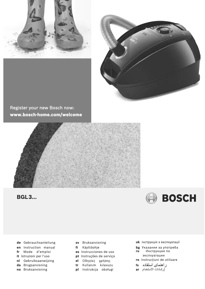 Page n°1 - Manuel utilisateur Bosch BGL3A400
