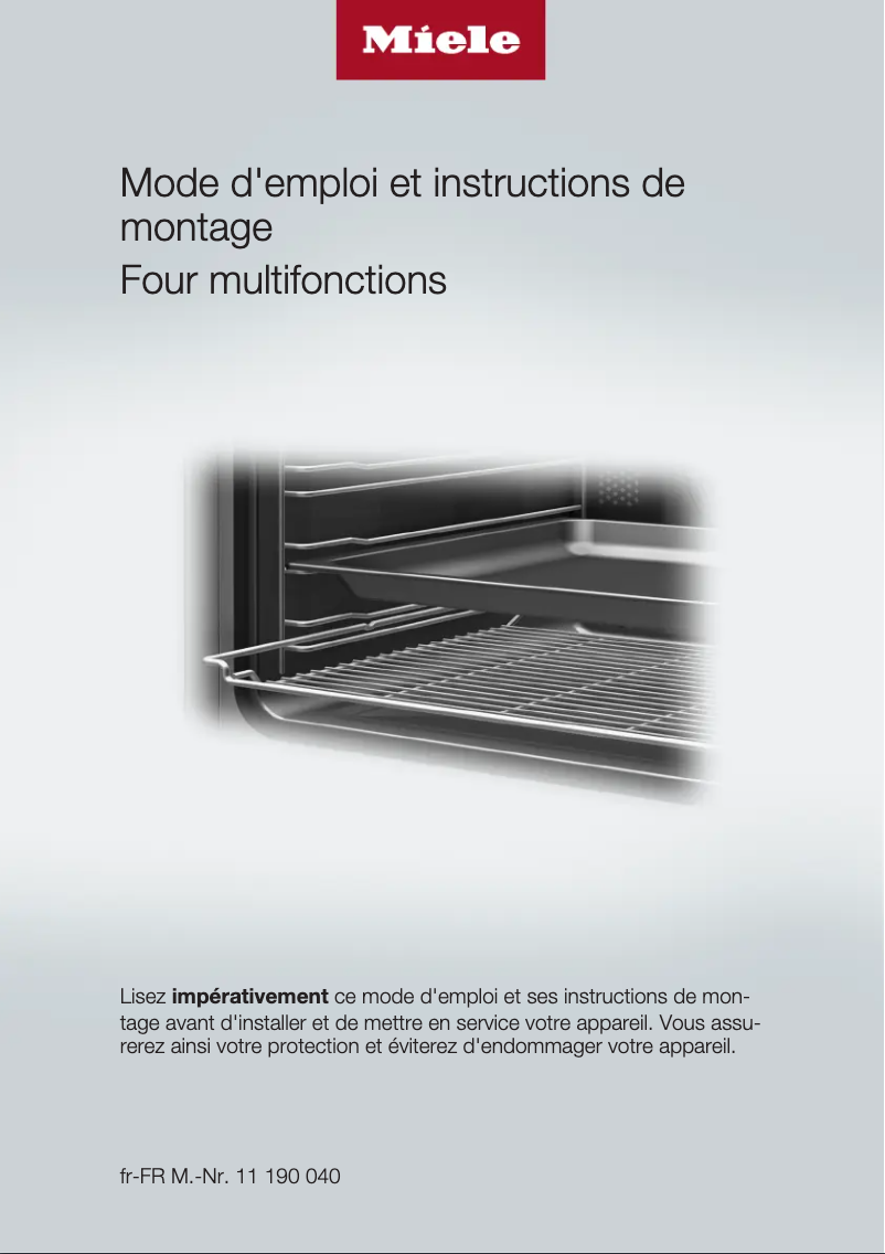 Image de la première page du manuel de l'appareil H 2265-1 BP Active