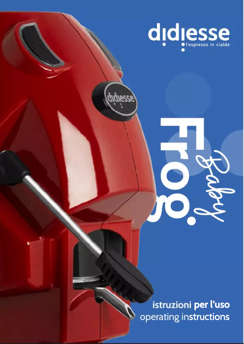 Image de la première page du manuel de l'appareil Baby Frog