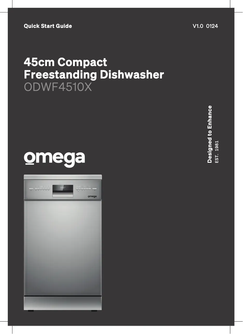 Page n°1 - Guide de démarrage rapide Omega ODWF4510X