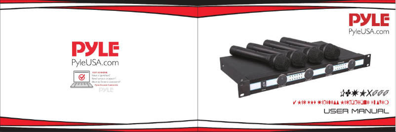 Page 1 de la notice Manuel utilisateur Pyle PDWM5000
