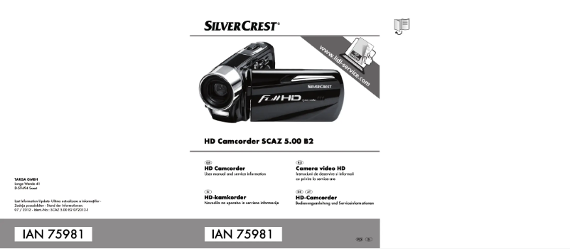 Imagen de la primera página del manual del dispositivo SCAZ 5.00 A2