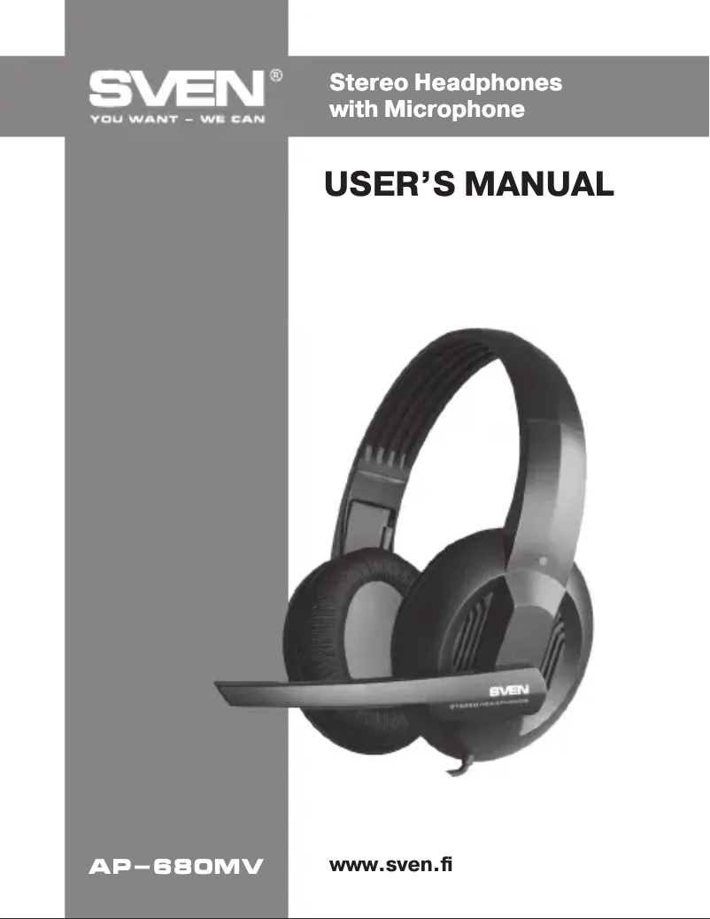 Image de la première page du manuel de l'appareil AP-680MV