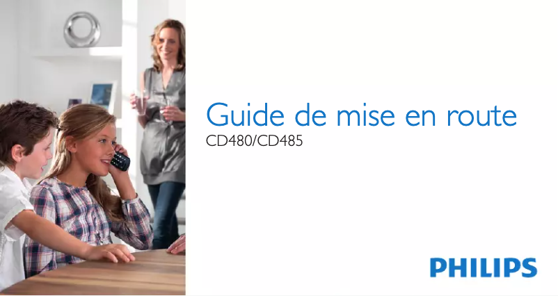 Página 1 del manual Guía de inicio rápido Philips BeNear CD4853B