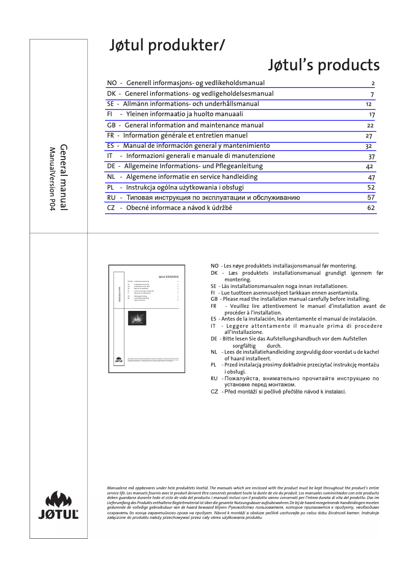 Image de la première page du manuel de l'appareil F 273