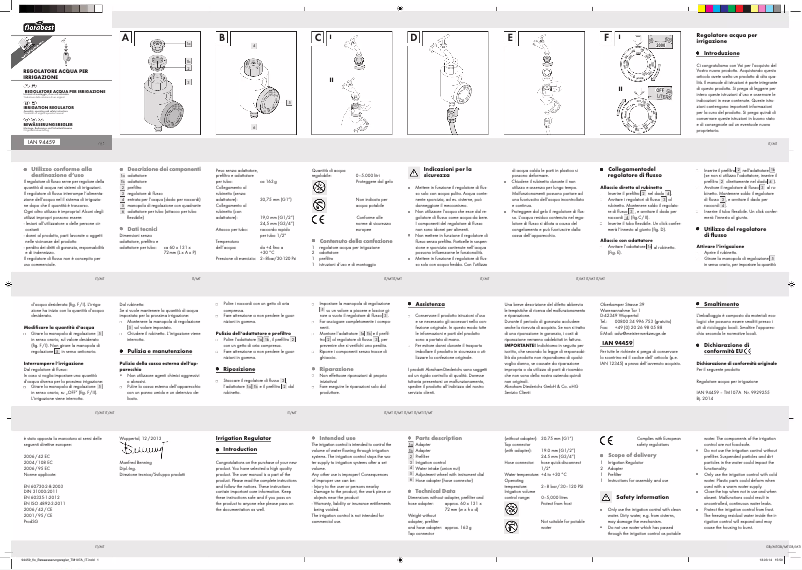 Página 1 del manual Manual de usuario Florabest IAN 104014