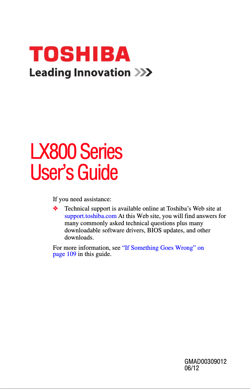 Image de la première page du manuel de l'appareil LX815