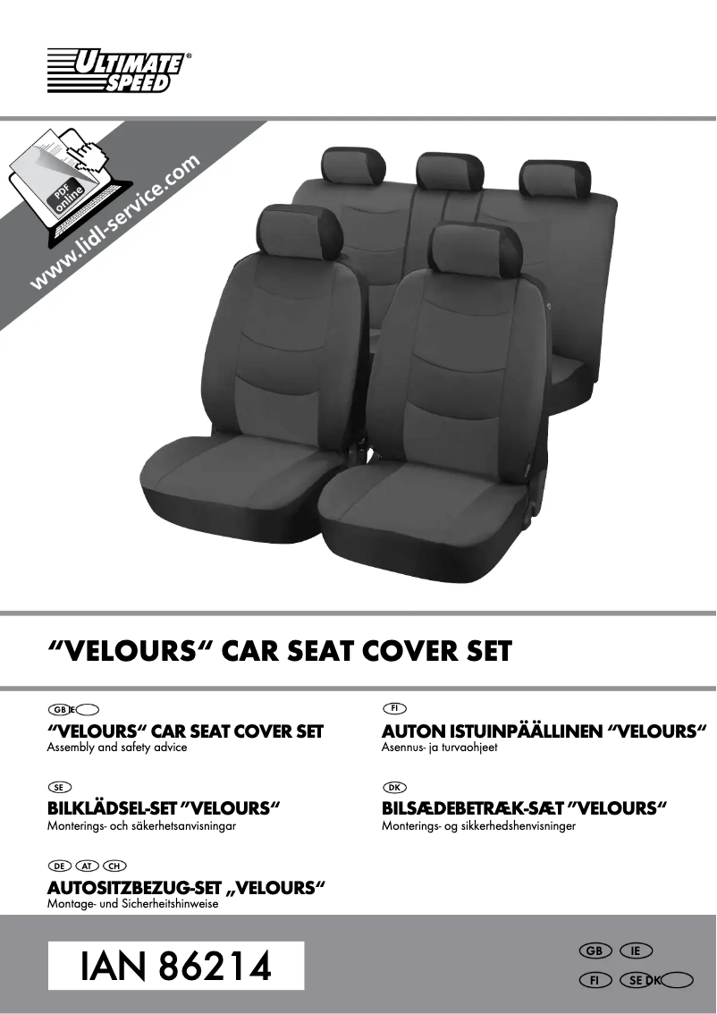 Image de la première page du manuel de l'appareil IAN 86214