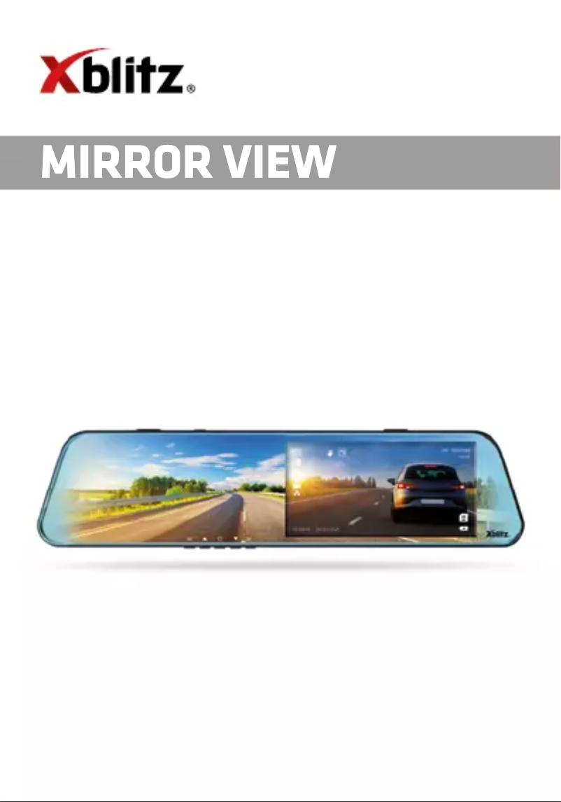 Page 1 de la notice Manuel utilisateur Xblitz Mirror View