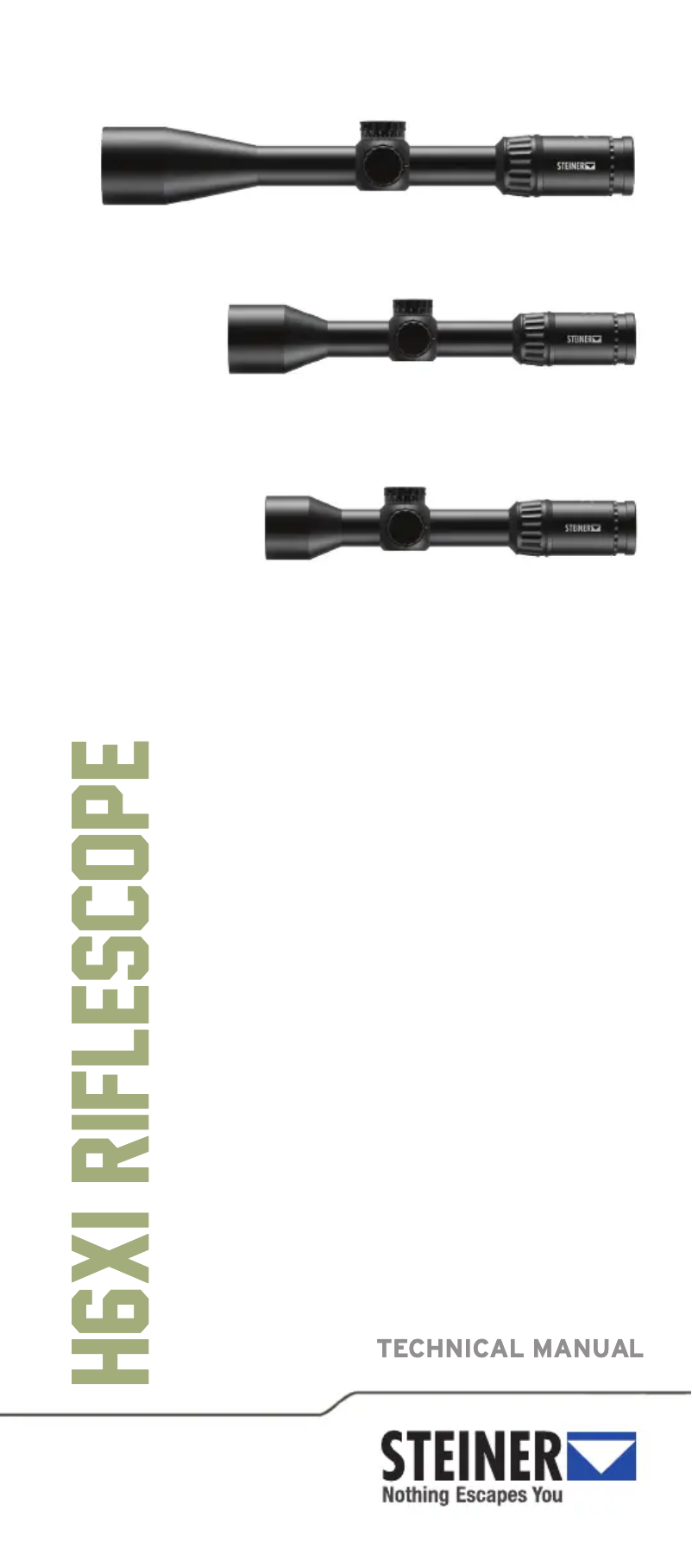 Image de la première page du manuel de l'appareil H6Xi 3-18x50mm