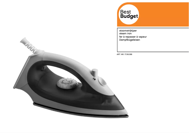 Page 1 de la notice Manuel utilisateur Best Budget 17.06.089